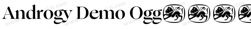 Androgy Demo Ogg字体转换